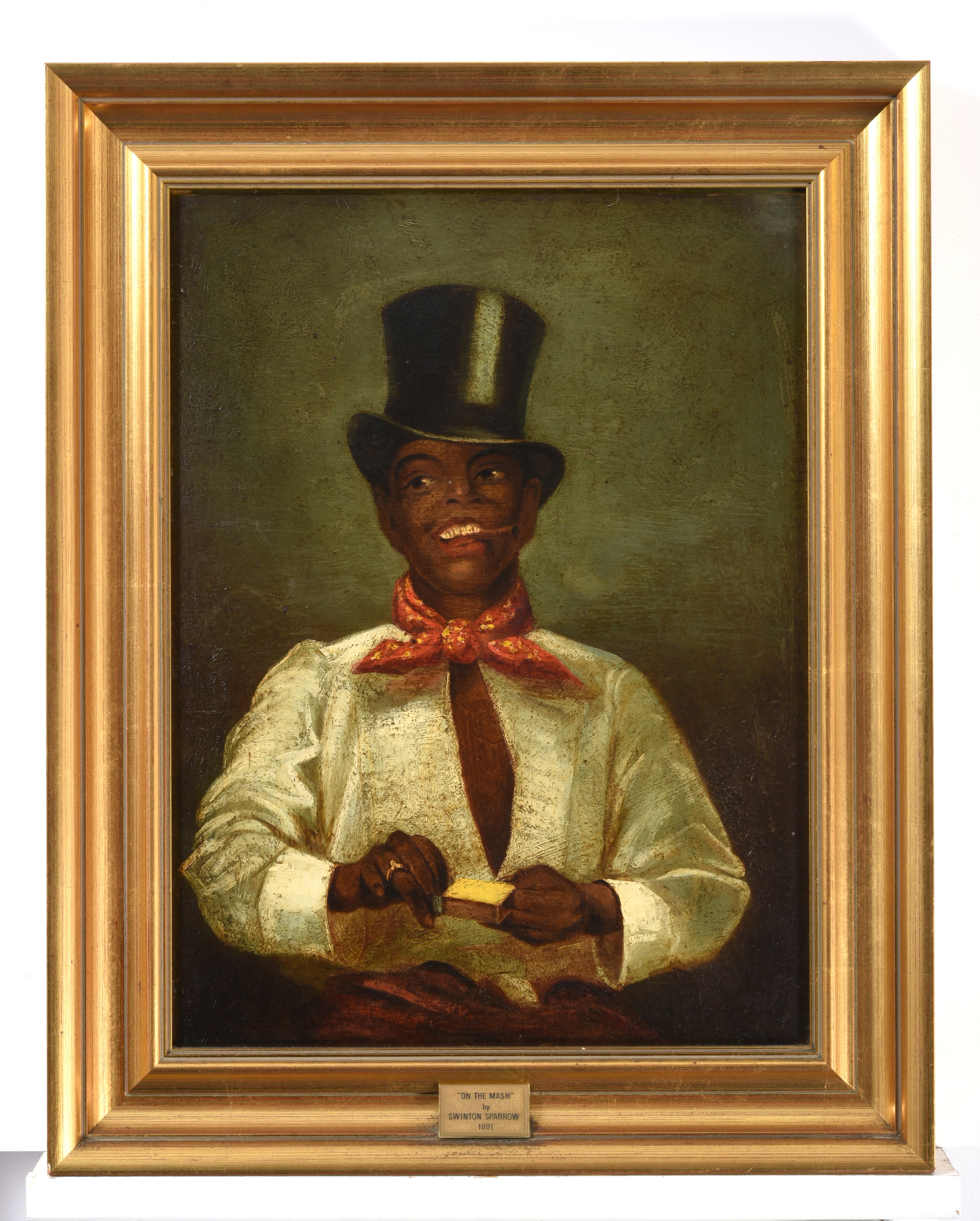 Artwork by A. de Swinton Spencer, On the Mash, Made of Oil on board