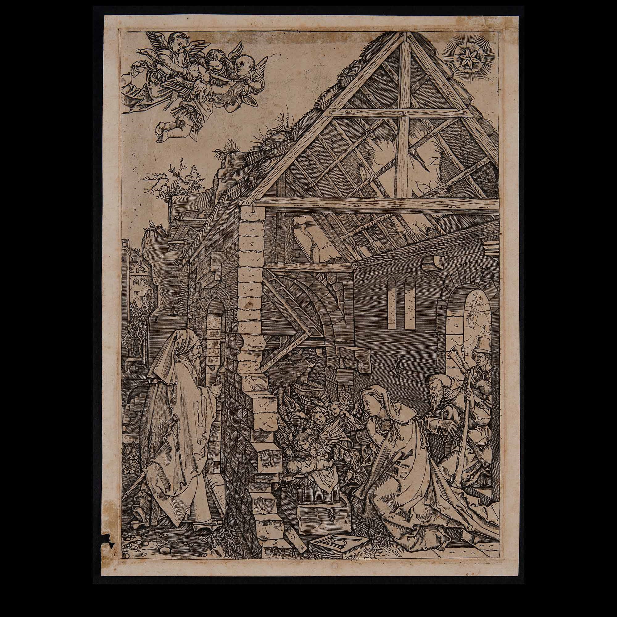 Marcantonio Raimondi | The Birth of Christ | MutualArt
