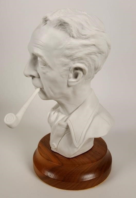 Edward J. Rohn | Unpainted bust sculpted by artist Edward J Rohn of ...