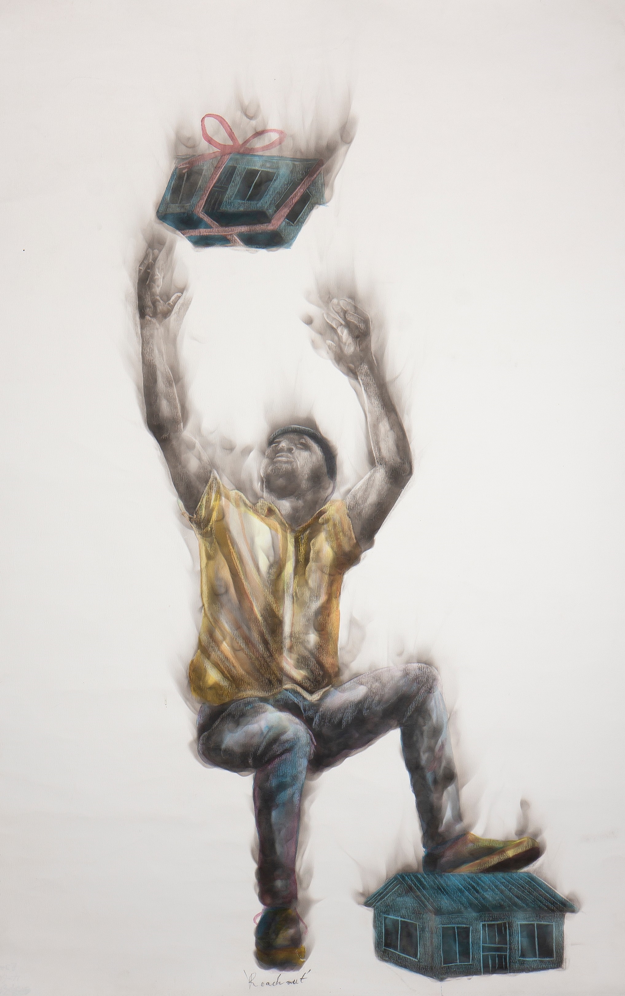 Azael Langa | Azael Langa (South African 1988 - ) REACH OUT | MutualArt