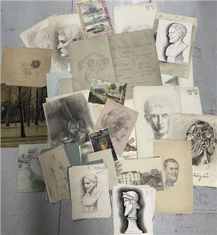 Lot of drawings - Claudine Sebire