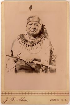 Chief Pa Ship Pa Ho of the Sac and Fox Indian Tribes - J.F. Shore