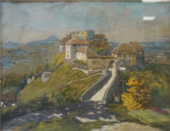 View of a German Castle - Carl Fuchs