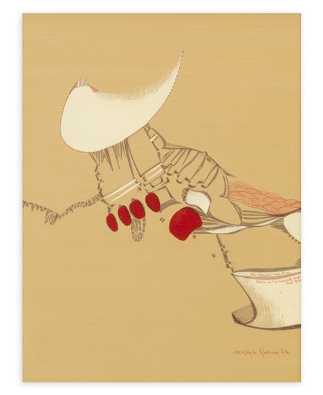 Studio N.2 per il tramonto degli elefanti bianchi by Max Radicioni, 1971