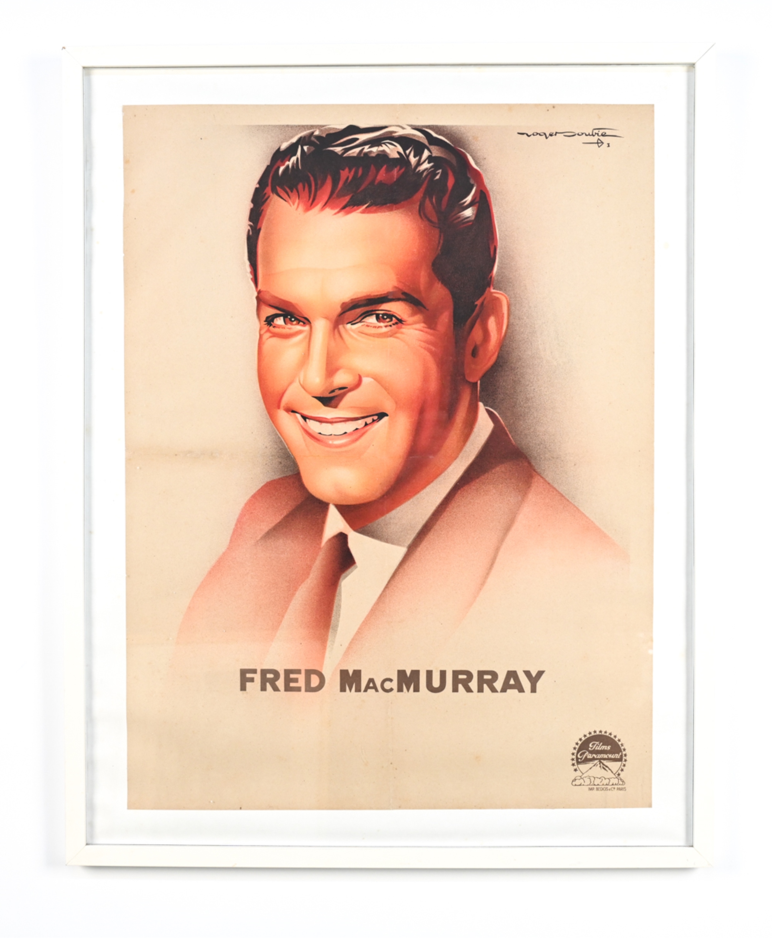 Roger Soubie FRED MACMURRAY PROMO POSTER MutualArt