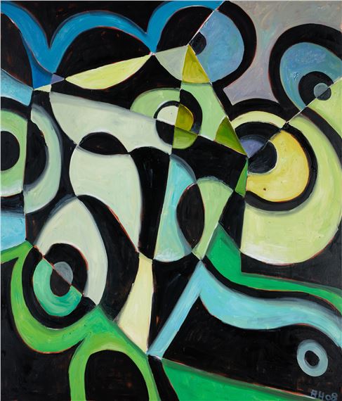 Interieur No. 407 by Anton Henning, dated 08