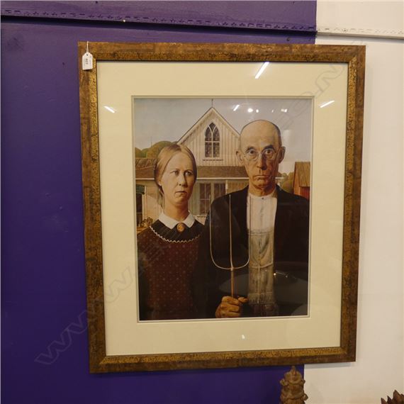 Grant Wood | Woman with Plants | MutualArt