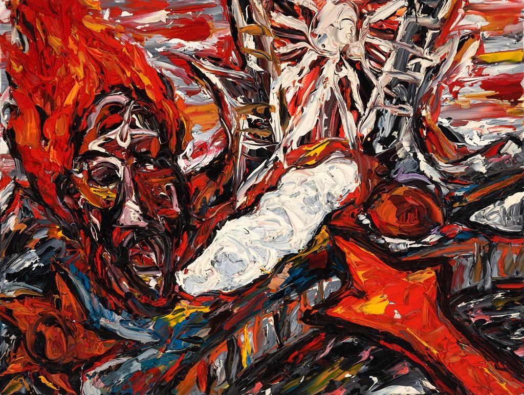 Artwork by Brent Shegog, Small Painting - 12, Made of oil on canvas