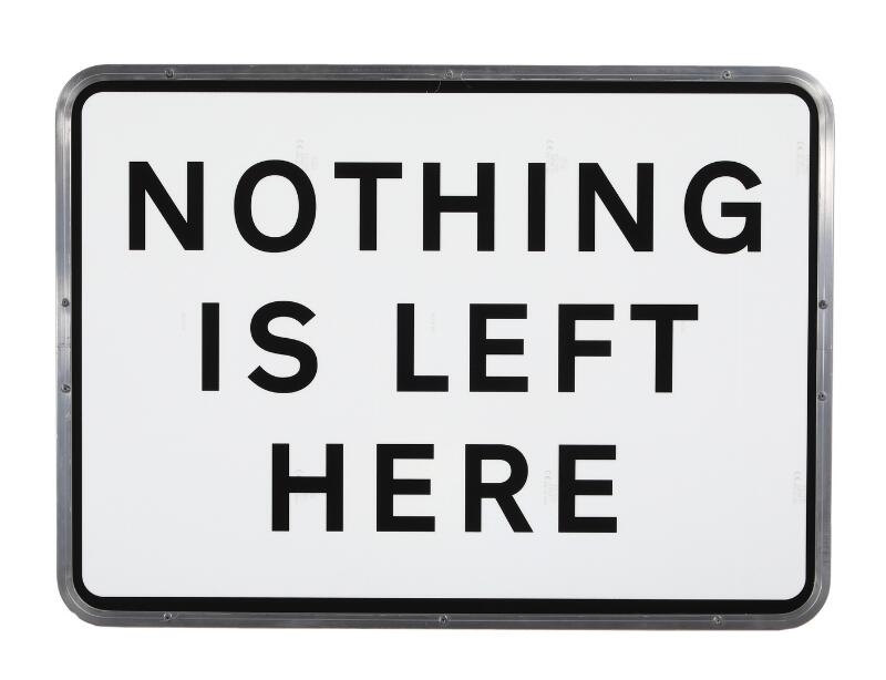 Artwork by Anders Bonnesen, Nothing is Right Here and Nothing is Left Here
