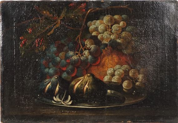 Nature morte aux figues et raisins by Johann Conrad Eichler, 1738
