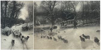 The Sun Had Closed the Winter's Day' and 'The Shortening Winter's Day is Near a Close - Joseph Farquharson