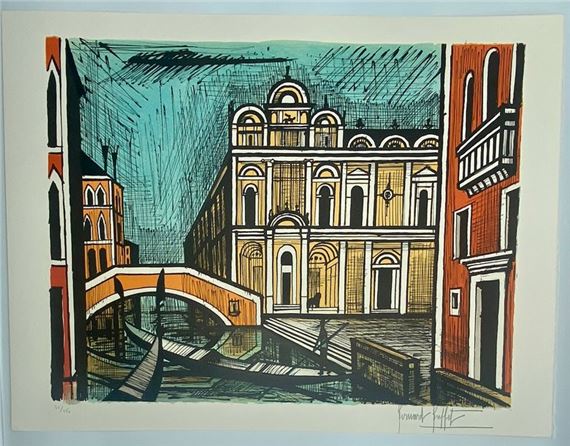 ベルナール・ビュッフェ「VENISE-Le palais des Doges」 ベルナール・ビュッフェ「VENISE-Le palais des Doges」 - メルカリ