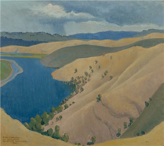 ROLLING HILLS by Elioth Gruner, 1929