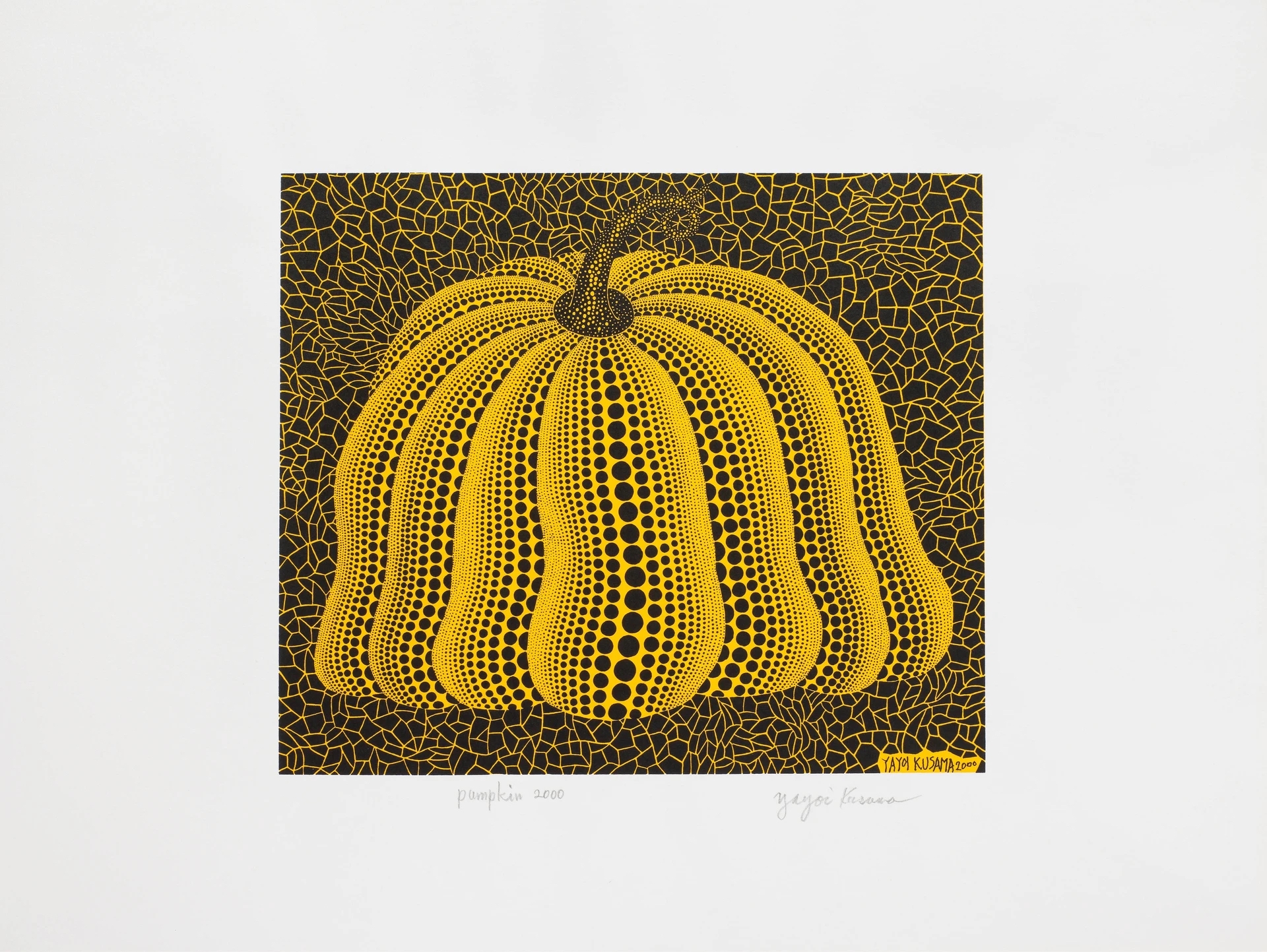 Yayoi Kusama | Pumpkin 2000 (Yellow (2000) | MutualArt