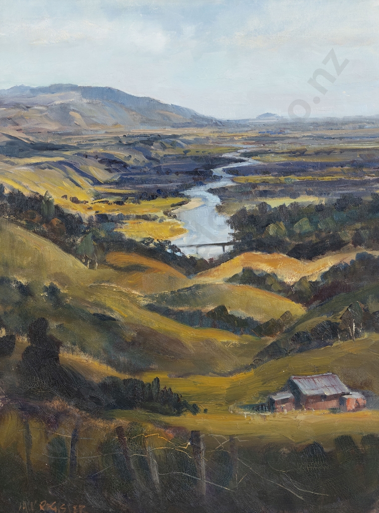 Jack Register From Kimbolton Looking Towards Kapiti Island MutualArt