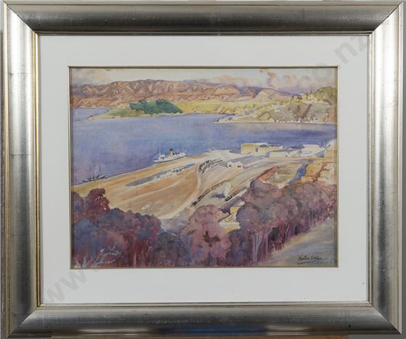 Wellington from Wadestown Road by Beatrice Seddon