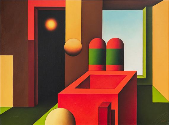 "Komposition V" by Dimitar Mitchy Buyuklijski, 1981