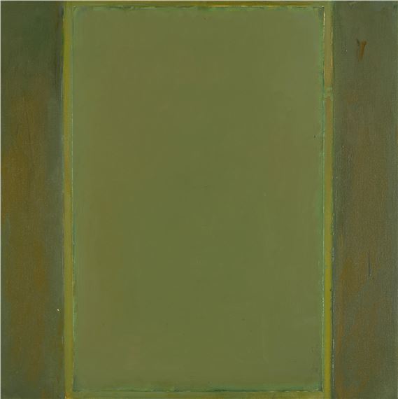 Round by Jake Berthot, dated 1972