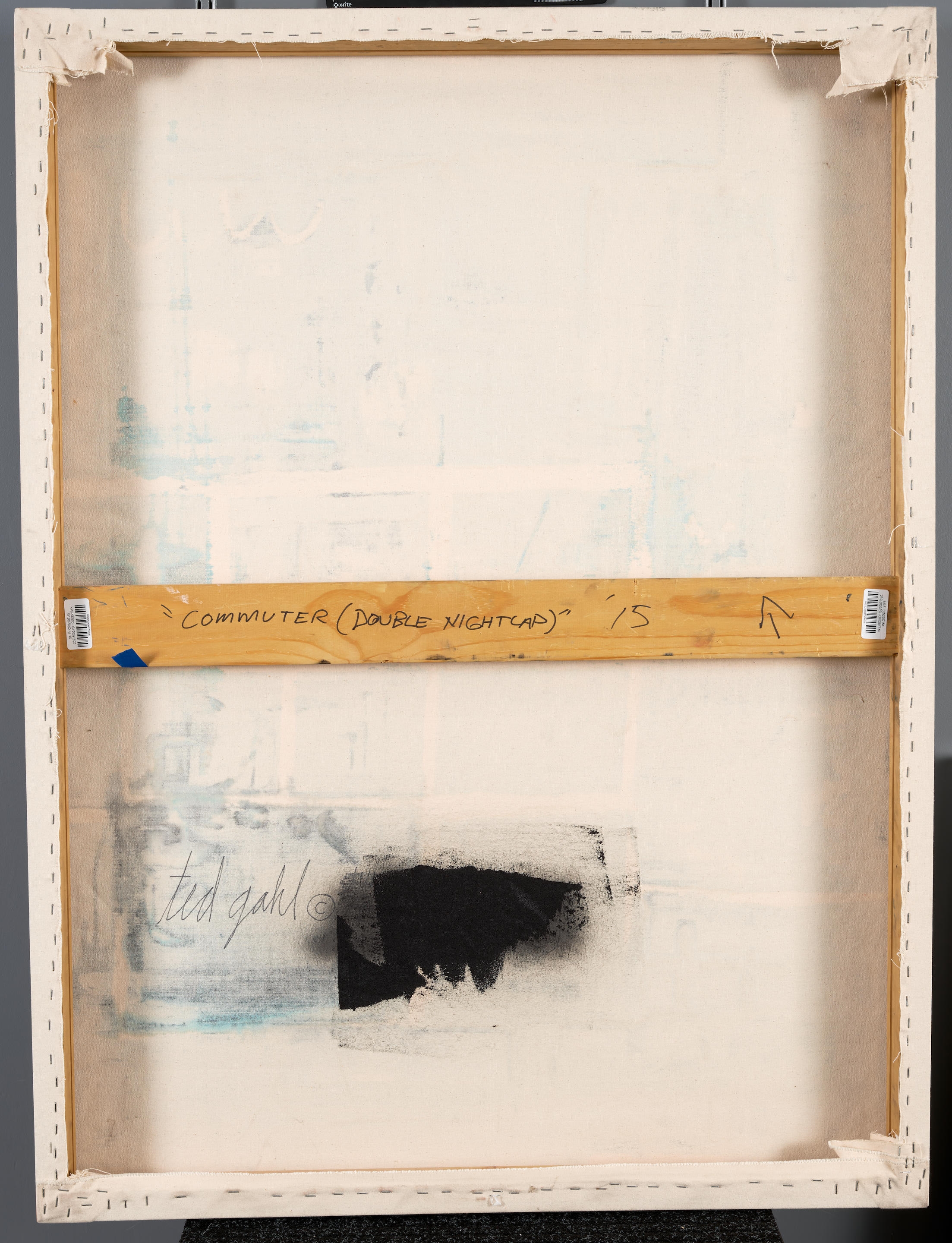 Artwork by Ted Gahl, Commuter (Double Nightcap), Made of acrylic on canvas