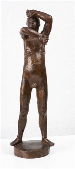 Mann, Arm vor dem Gesicht by Gerhard Marcks, 1978