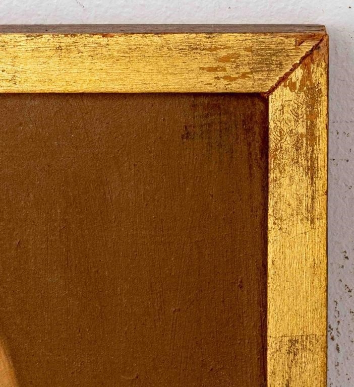 Artwork by Robert R. Bliss, Yellow Torso, Made of Oil on Masonite