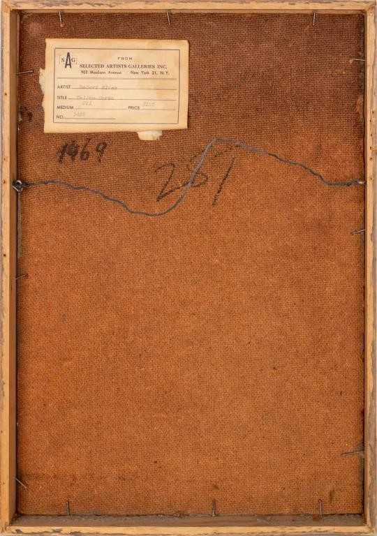 Artwork by Robert R. Bliss, Yellow Torso, Made of Oil on Masonite