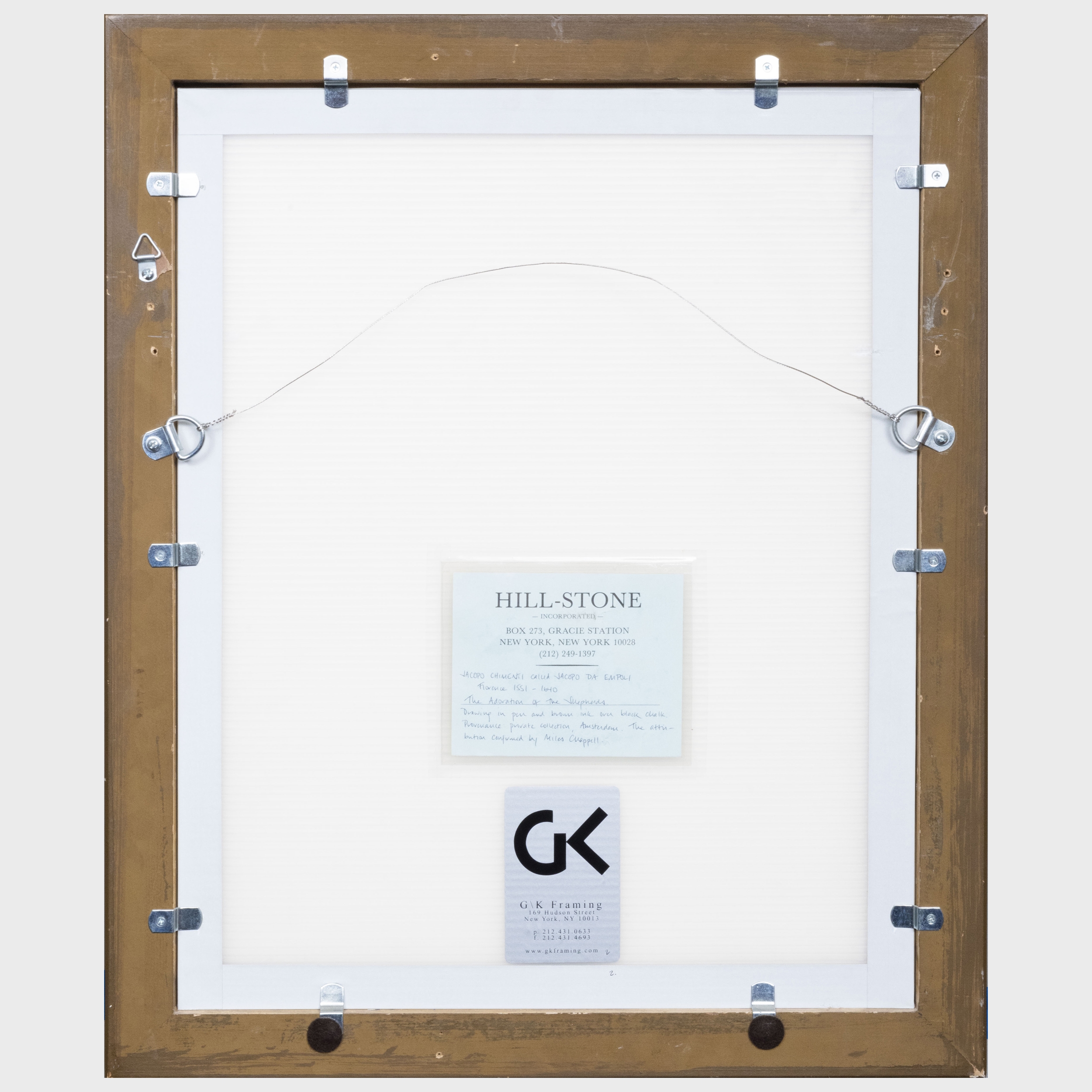 Artwork by Jacopo Chimenti, The Adoration of the Shepherds, Made of Ink and black chalk