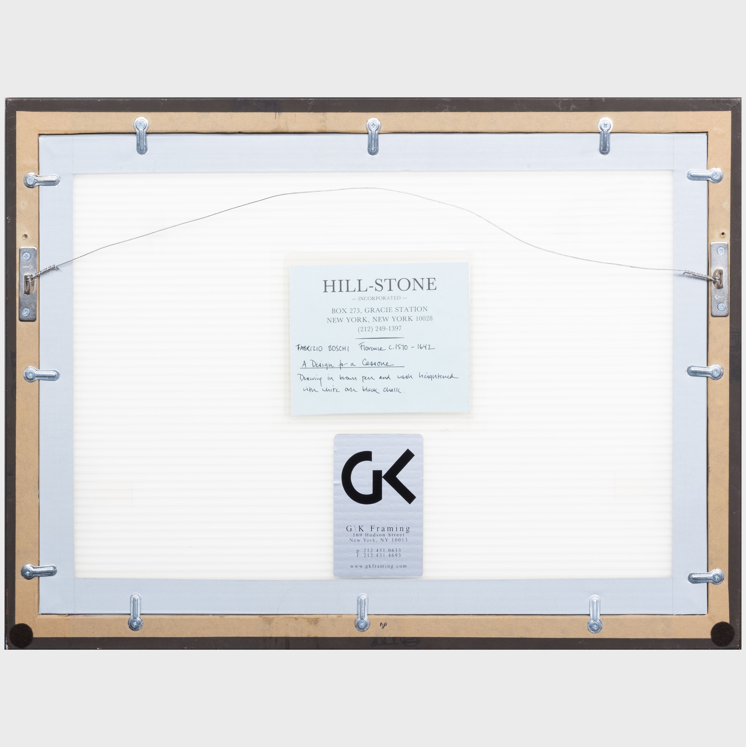 Artwork by Fabrizio Boschi, A Design for a Cassone, Made of Ink on paper