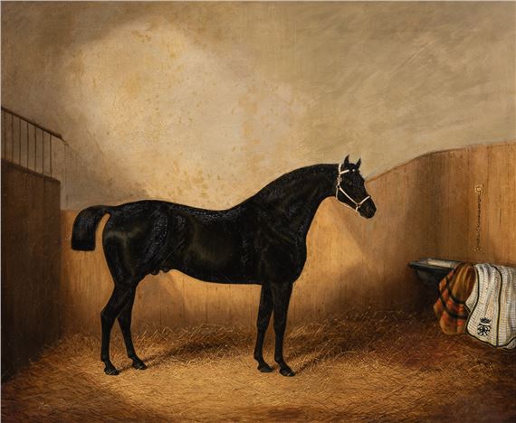Black Horse In A Stable By Theodore Gericault Reproduction, 60% OFF