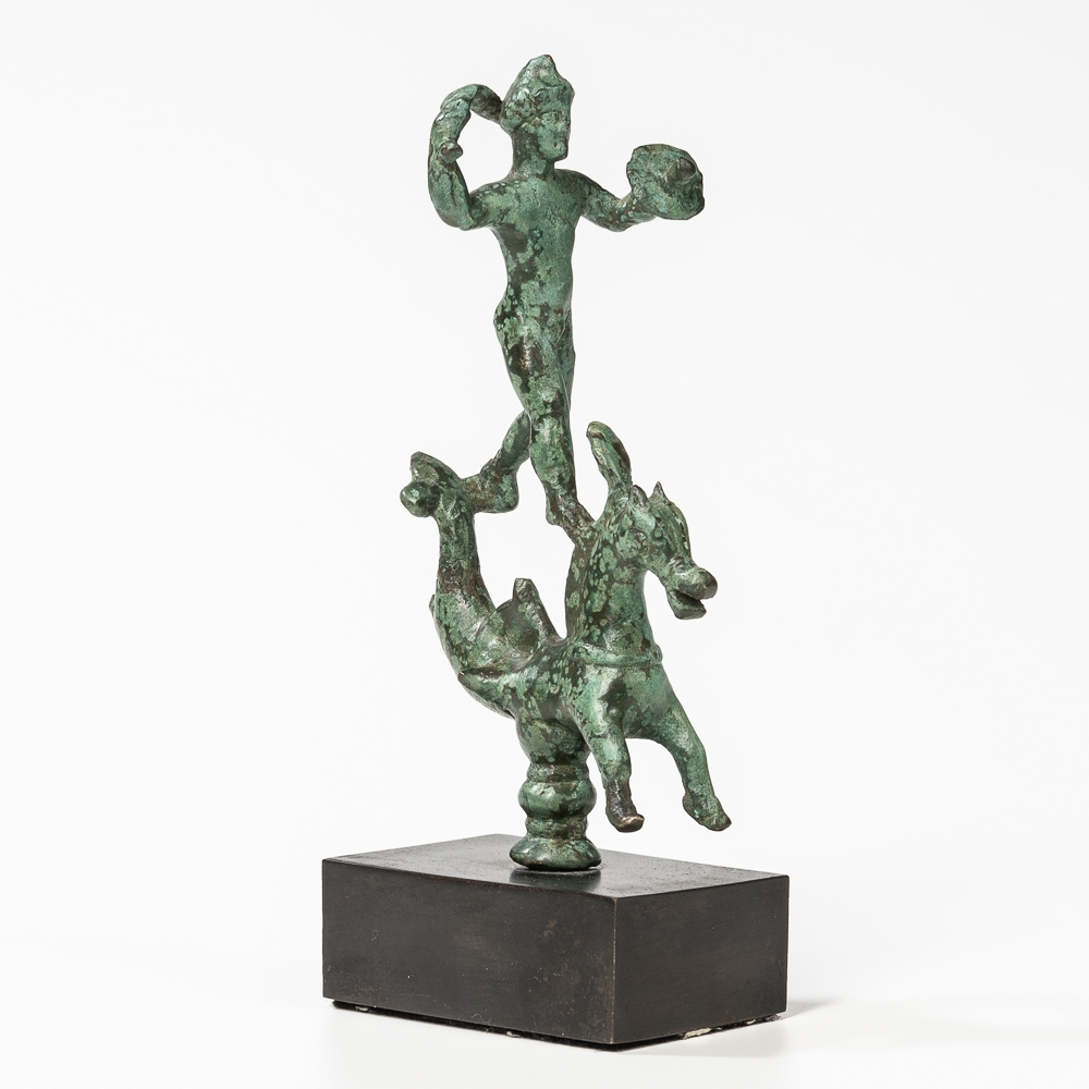 Italian School 4th Century | Roman Bronze Model of a Warrior Standing