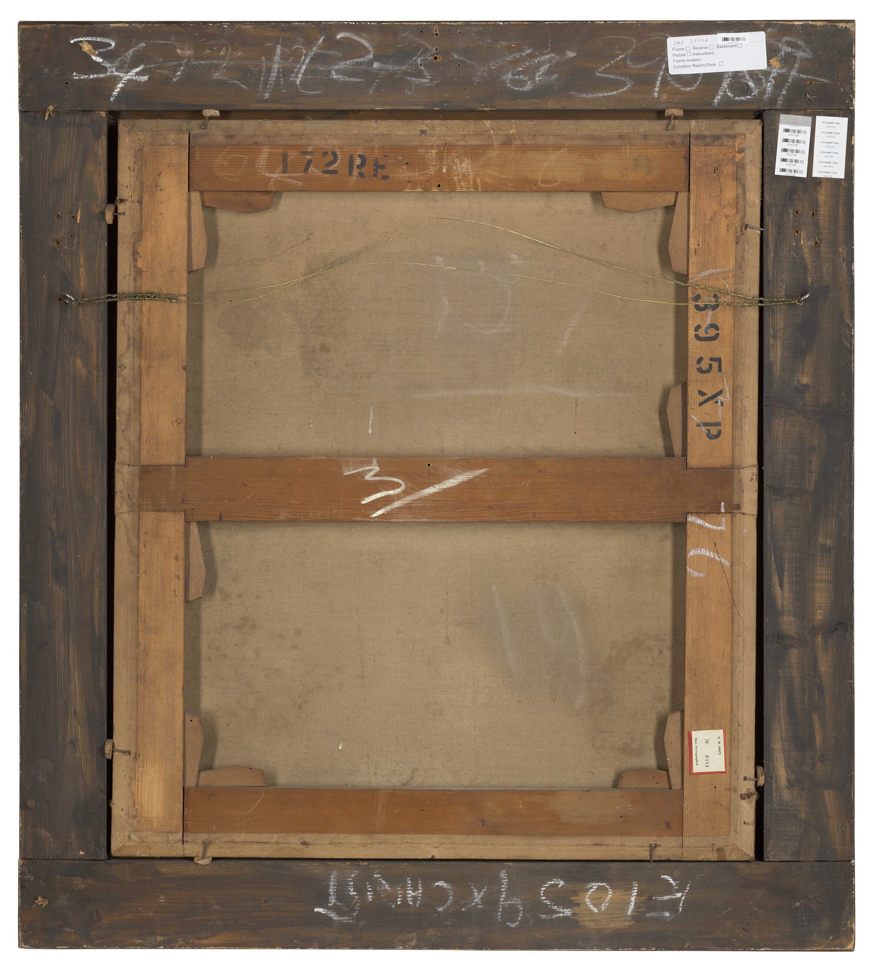 Artwork by Lodewijk van der Helst, Portrait of a girl, peeking out from behind an orange curtain, Made of oil on canvas