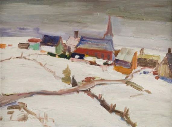 Village de la Cote Nord by Louis Tremblay