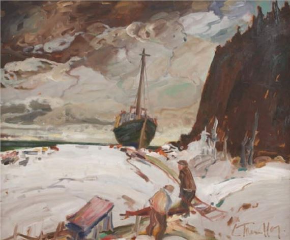 Goélette au Chantier