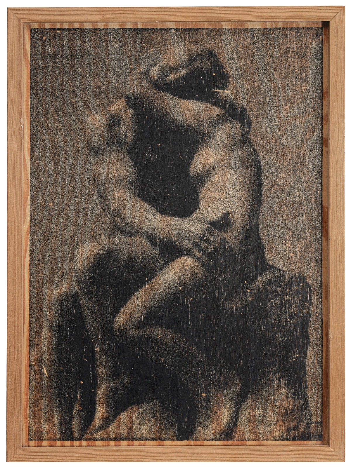 Artwork by Stephan Balkenhol, "Kuss 1 - 3", Made of silkscreen