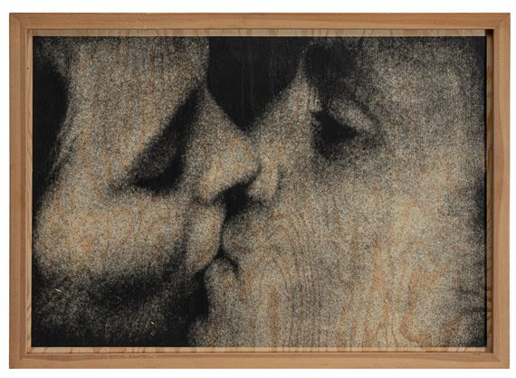 "Kuss 1 - 3" by Stephan Balkenhol, 2000