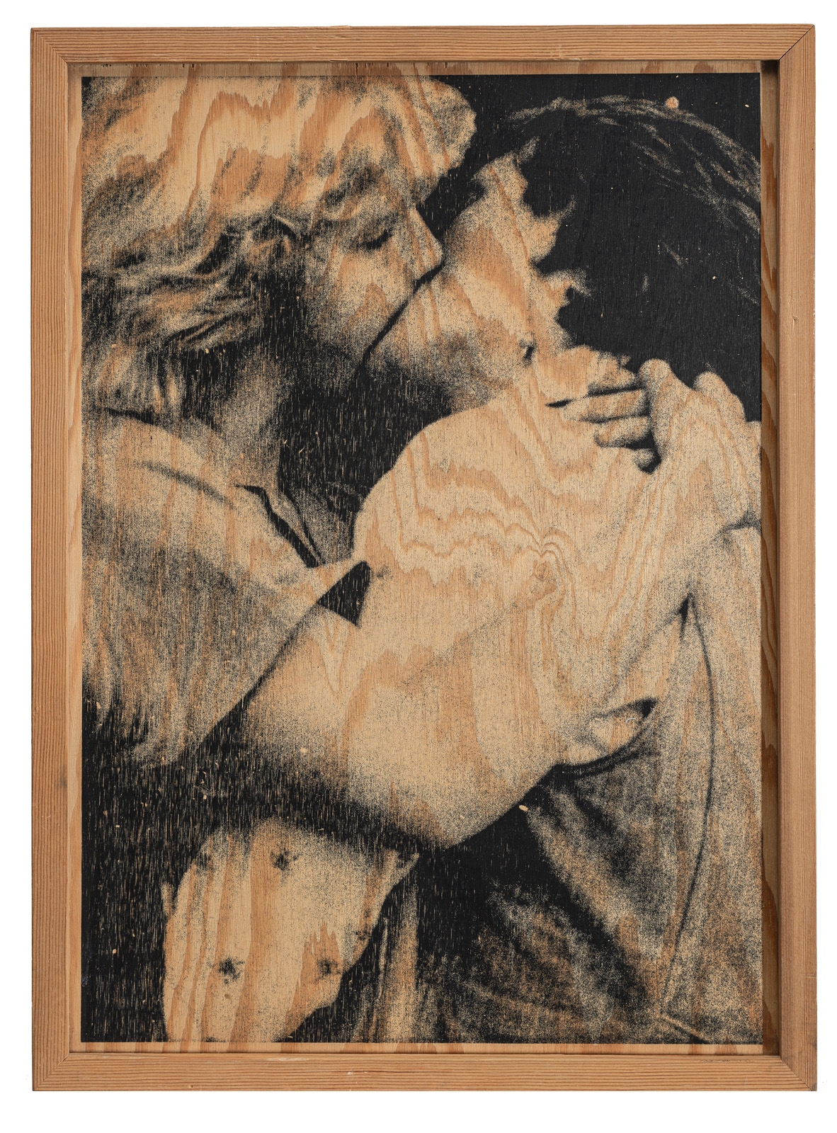 Artwork by Stephan Balkenhol, "Kuss 1 - 3", Made of silkscreen