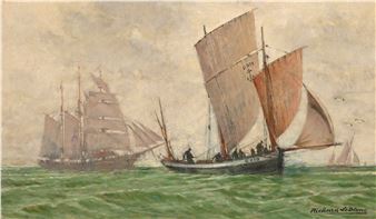 Barques sous voiles - Richard Le Blanc