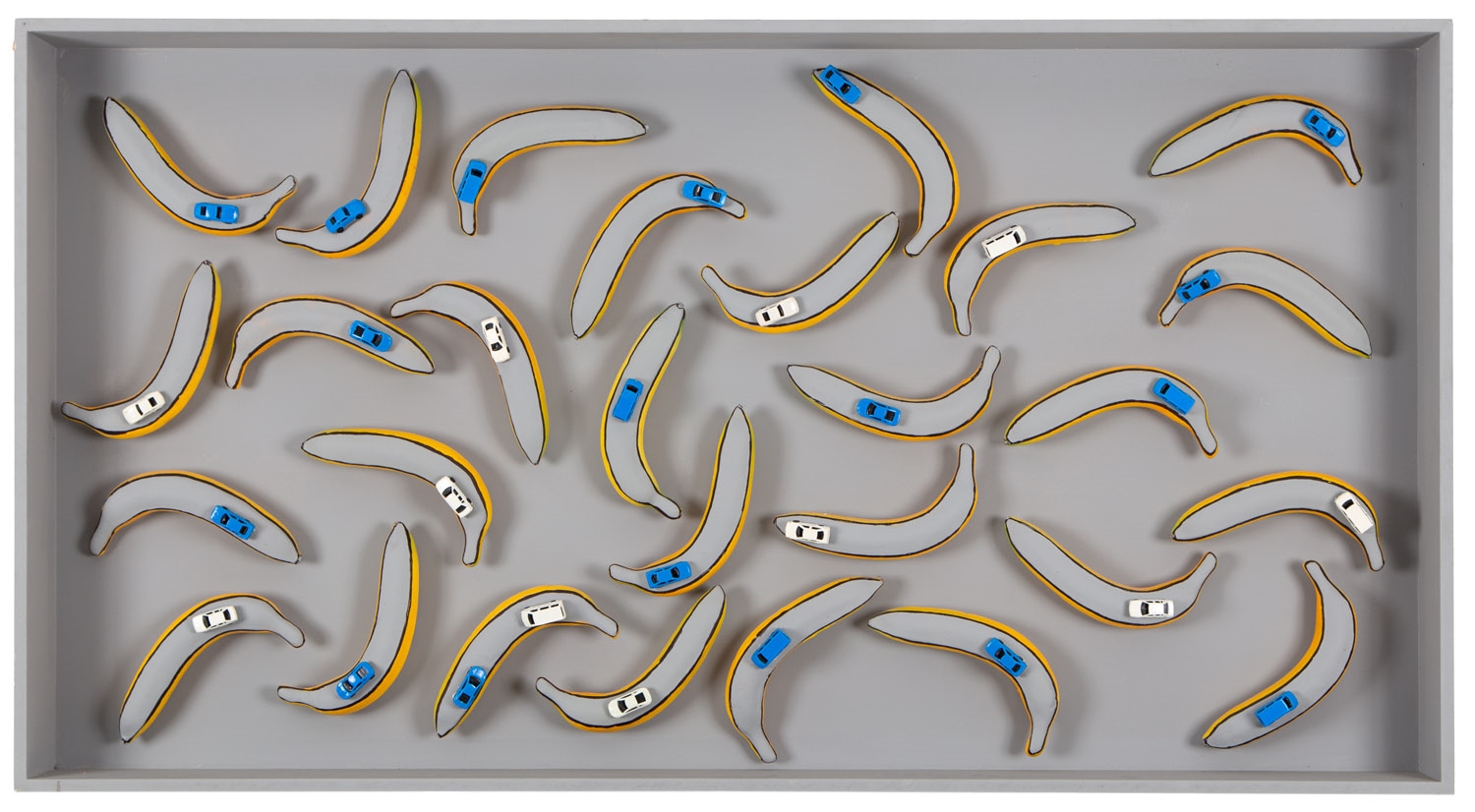 Artwork by Marcin Berdyszak, Bacteria culture, Made of acrylic/panel