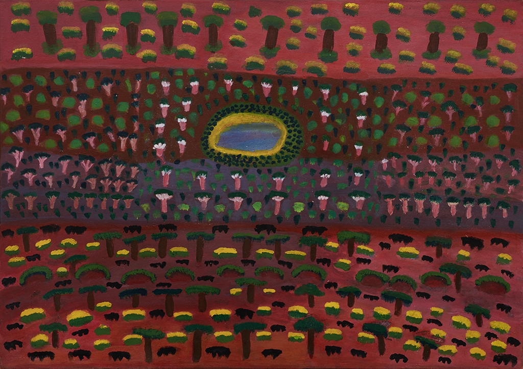 Artwork by Milinti Dorothy May, This is My Country, Made of acrylic on canvas