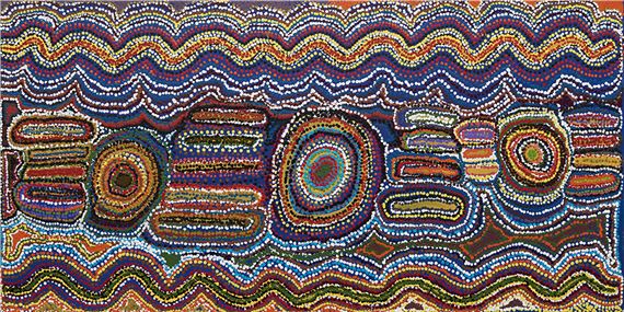 Snake Dreaming. - Charmaine Napurrurla Brown