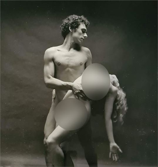 Naked couple by Andre de Dienes, Circa 1960