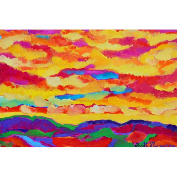 Złoty pejzaż by Beata Murawska, 2017