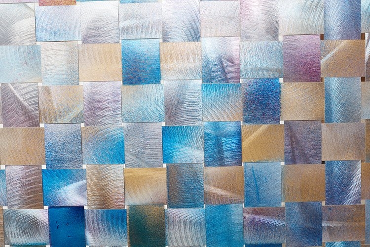 Artwork by Bud Tullis, Three-panel screen, 1990s, Made of panel