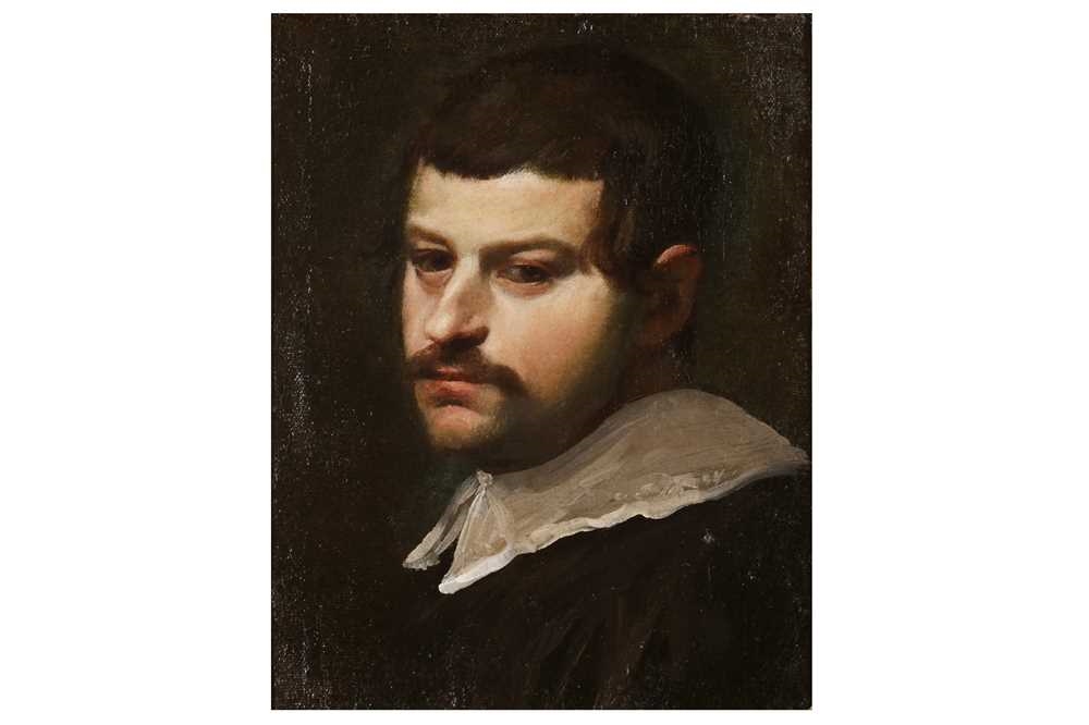 Head study of a man (a self portrait?) - Giovanni Francesco Guerrieri