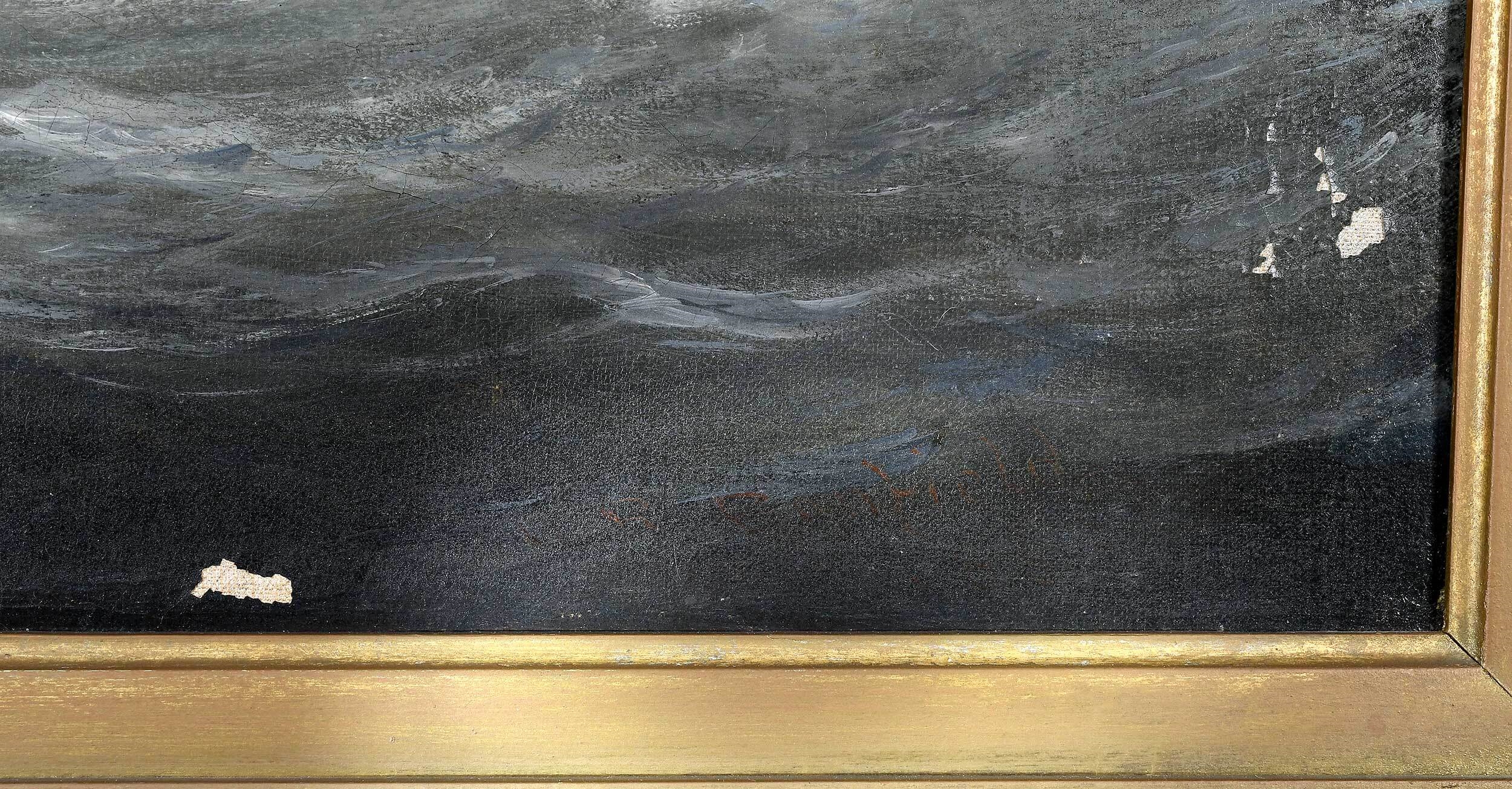 George Robert Bonfield | American Ship off the Coast of Holland (1885 ...