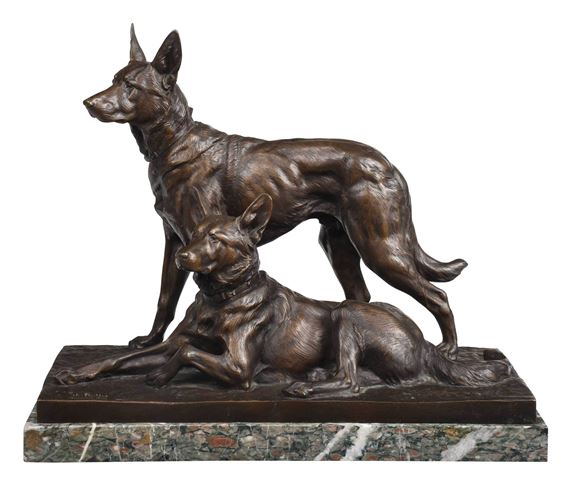 German Shepherds by Charles Paillet