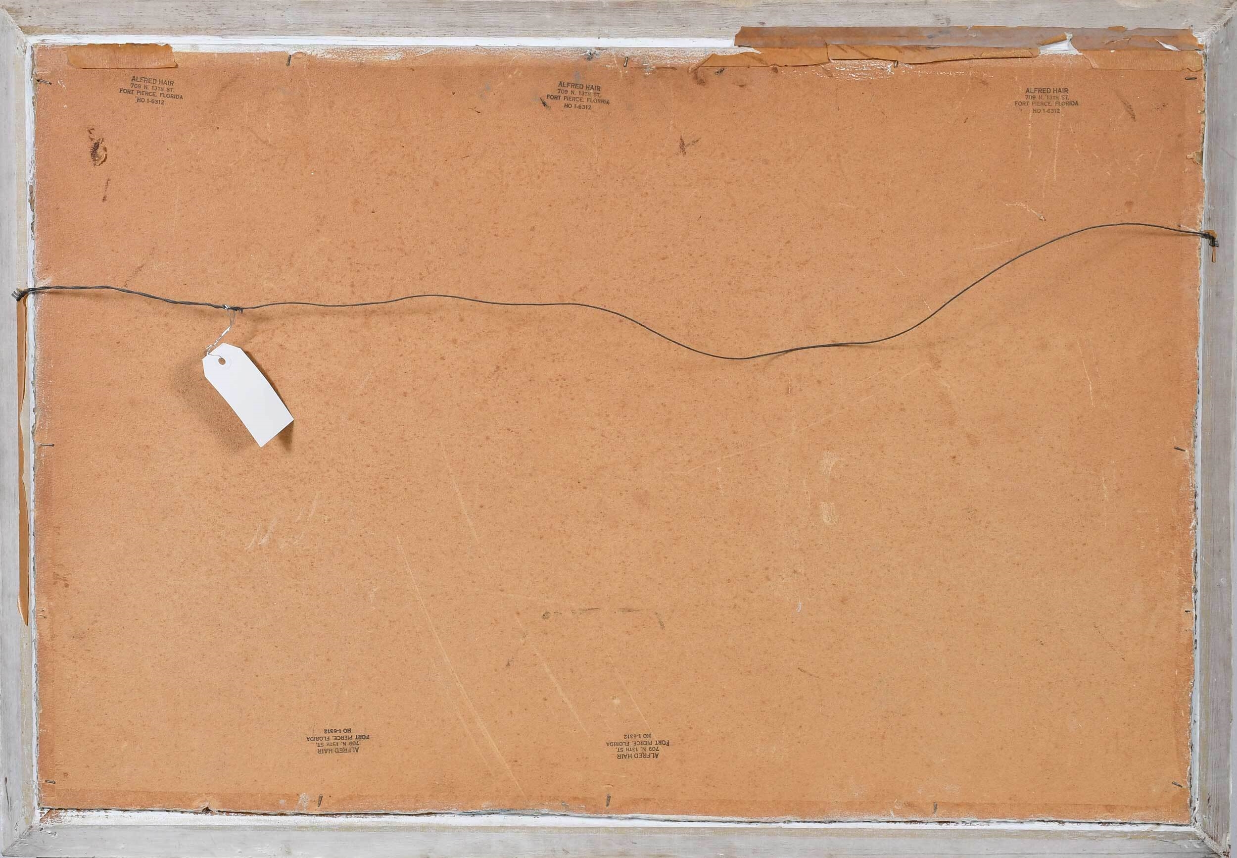 Artwork by Alfred Hair, Seascape, Made of Oil on masonite