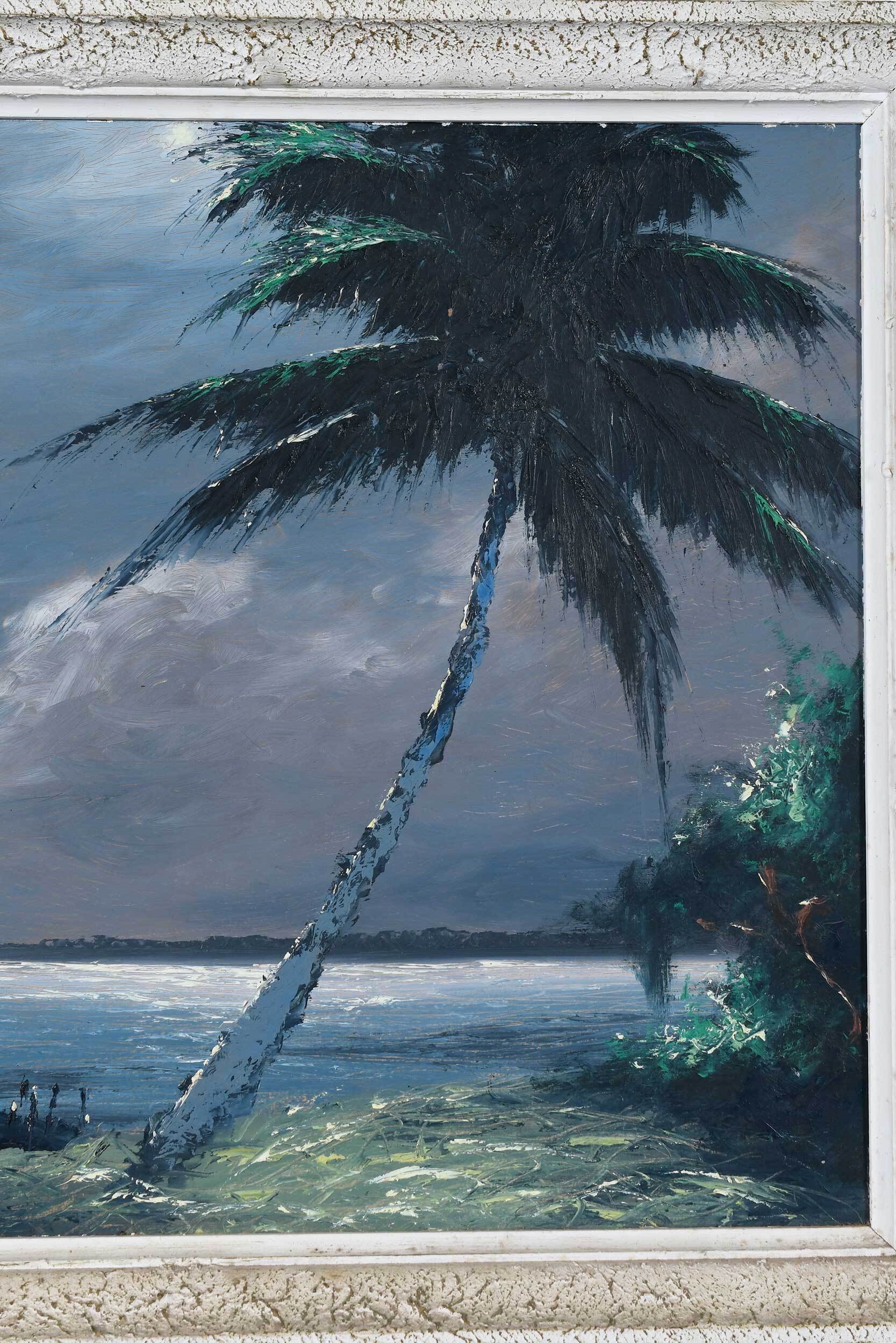 Artwork by Alfred Hair, Seascape, Made of Oil on masonite