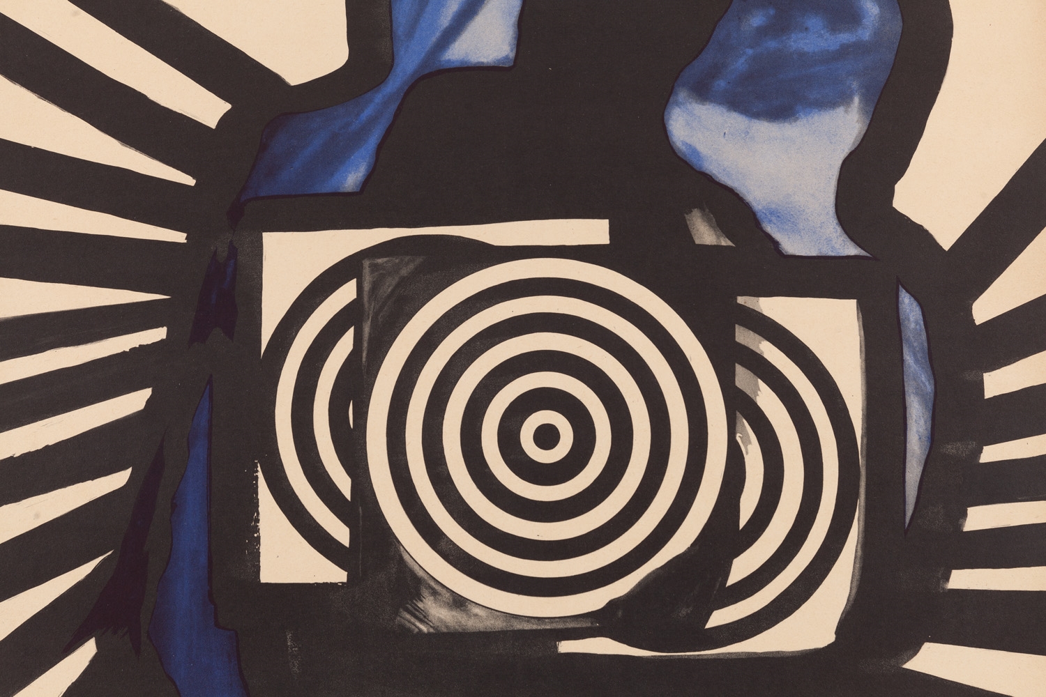 Artwork by Jacek Neugebauer, Ruchomy cel, Made of offset/papier