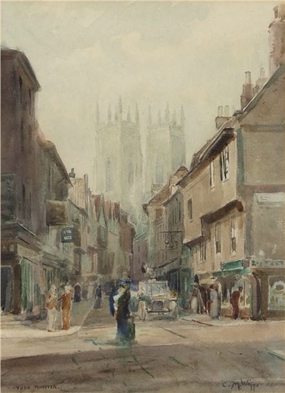 York Minster from Petergate by Charles Mayes Wigg